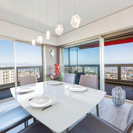 Le Chambord Stylish 2-bedroom With Breathtaking View In Antibes! Tatil Evi *